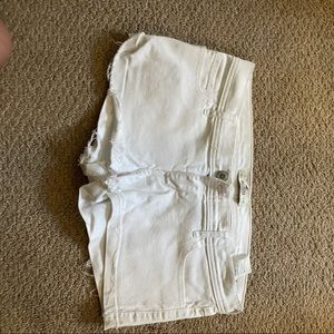 Hollister white shorts